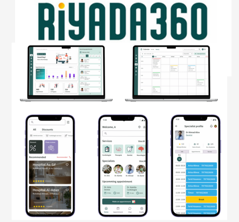 Riyada360 — CRM для клиник
