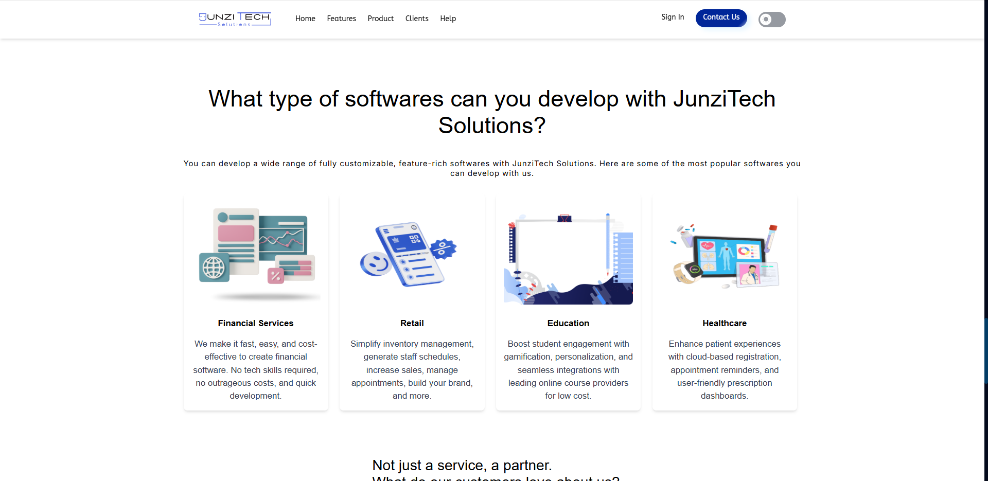 Типы проектов и решения