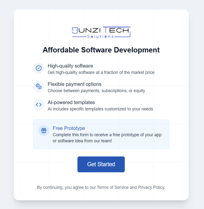 Приветственный экран