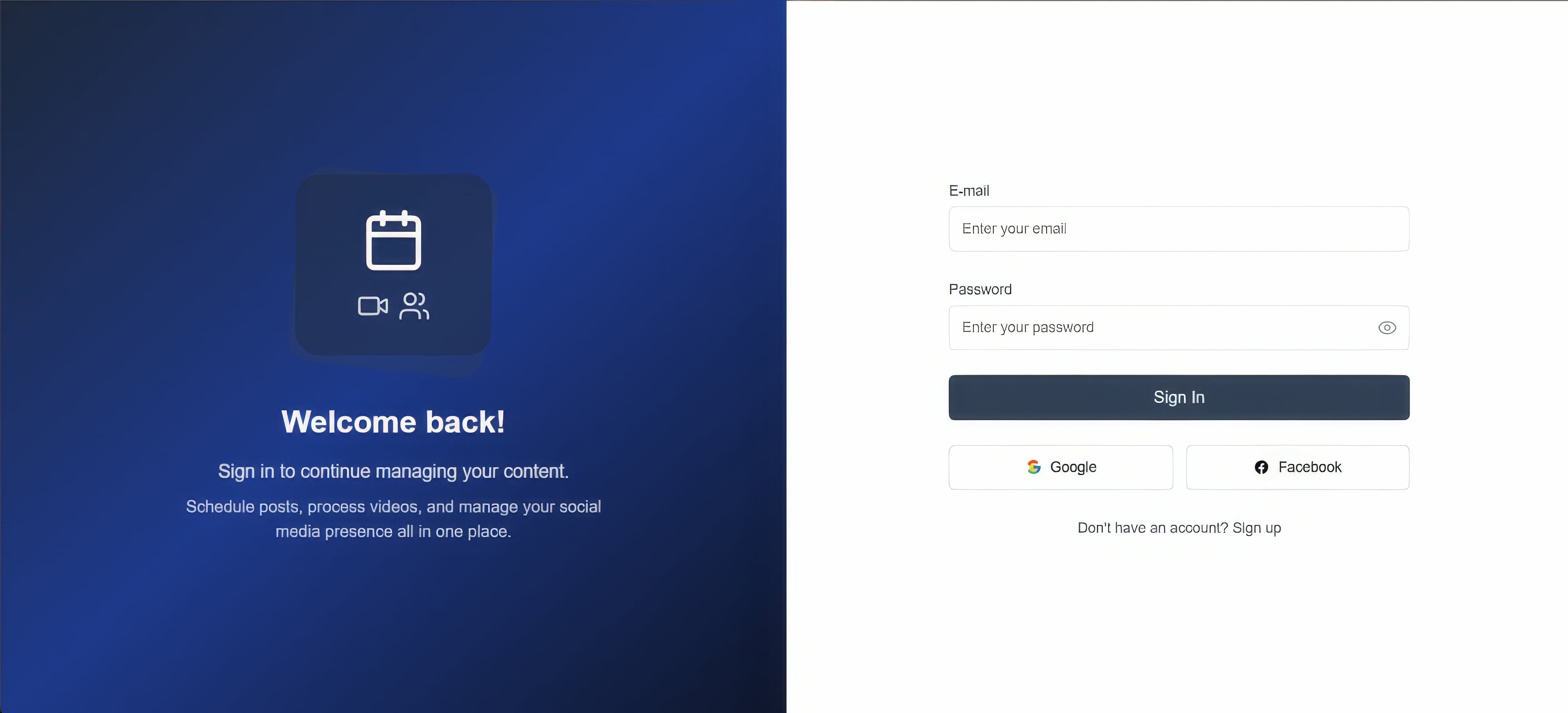 Система входа и регистрации через Google и Facebook с автоматической привязкой аккаунта