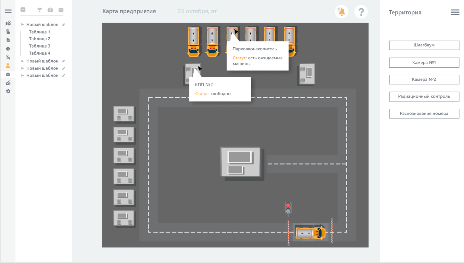 Карта предсказаний